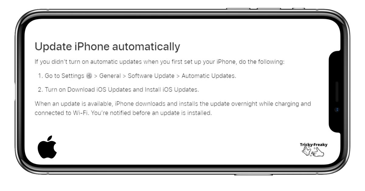 Automatic updates iPhone