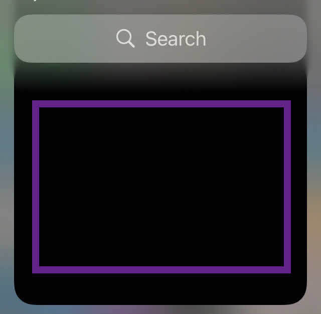 How to fix the black widget on the iPhone?