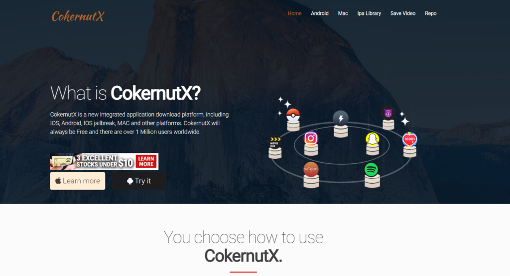 CokerNutX: Alternate iOS app Store