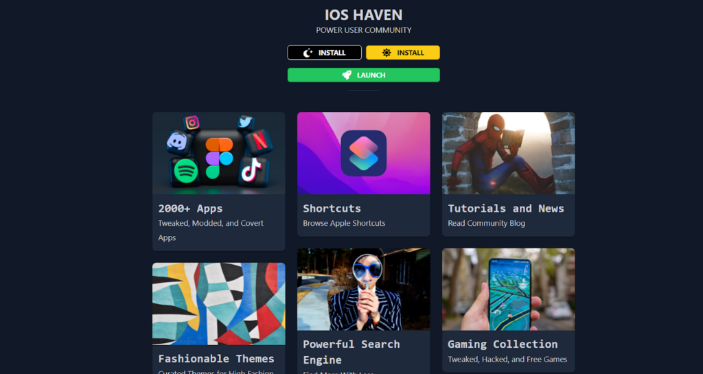 iOS Heaven is a free app store for iPhone and iPad users.