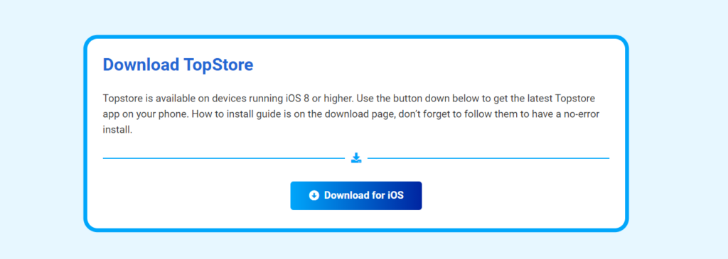 Topstore - Alternate app store iPhone/iPad
