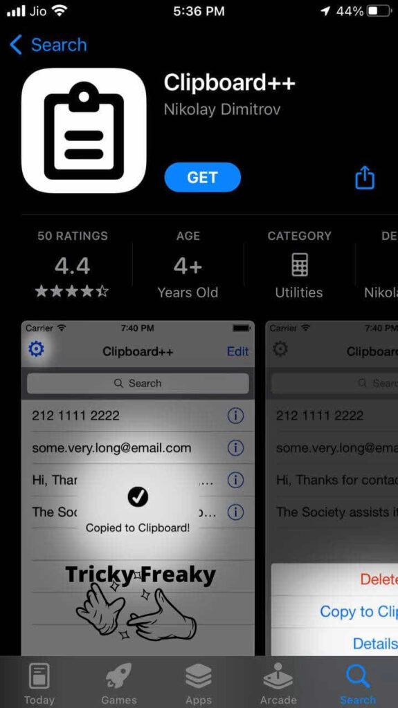 Using Clipboard++ App on your iPhone-Use the Clipboard History iPhone
