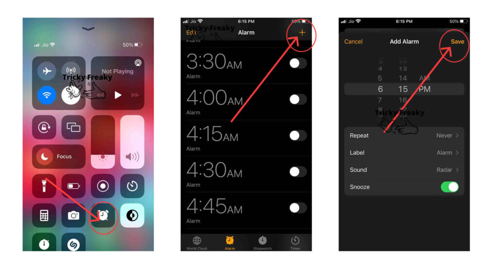 Guide-to-shorten-your-snooze-time-of-your-iPhone-with-the-help-of-multiple-alarms