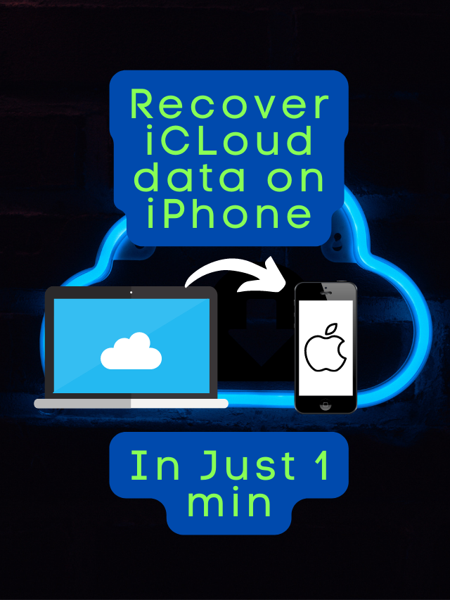 How to recover Deleted backup from iCloud in just 1 minute.