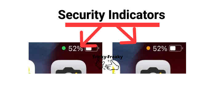 What is a security dot or indicator?