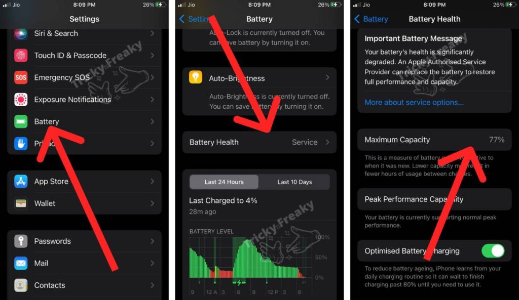 How to check battery health on iPhone?