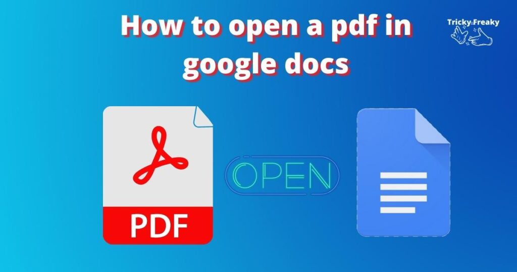 How to open a pdf in google docs