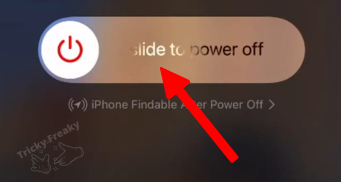 Slide to power OFF