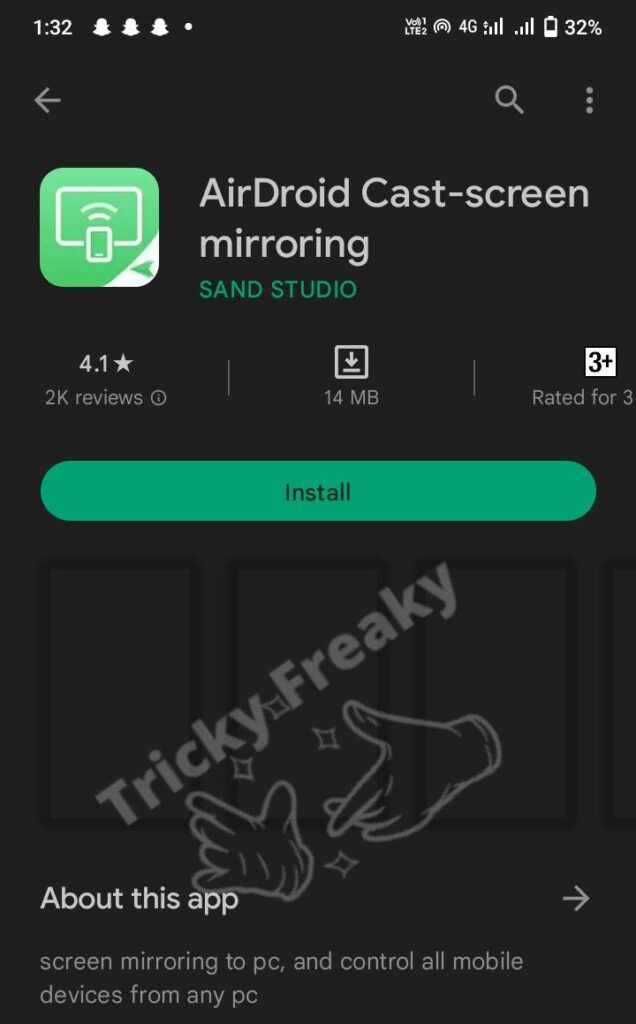 AirDroid Cast-screen mirroring playstore download