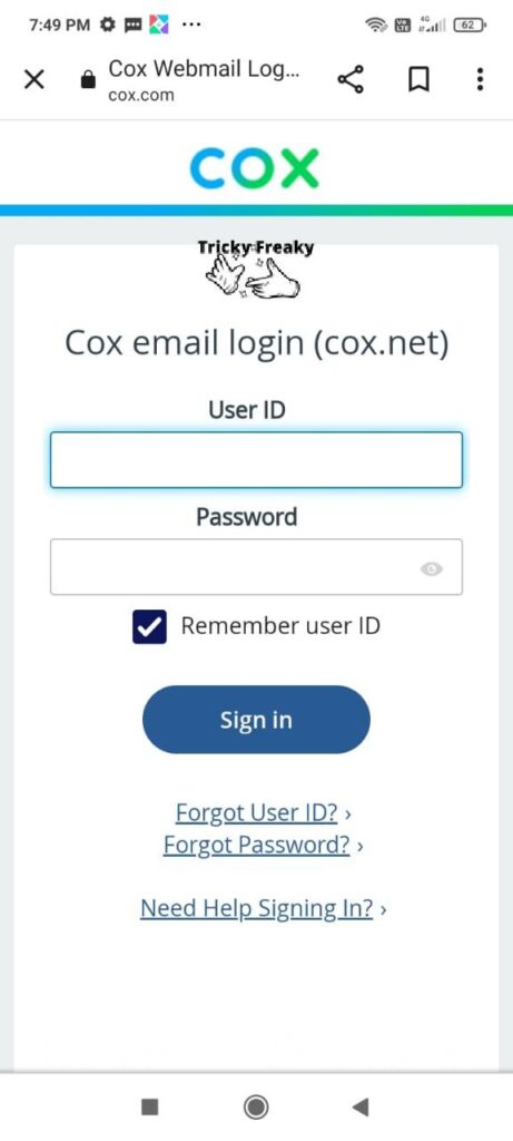  Cox Webmail Email using www.cox.net