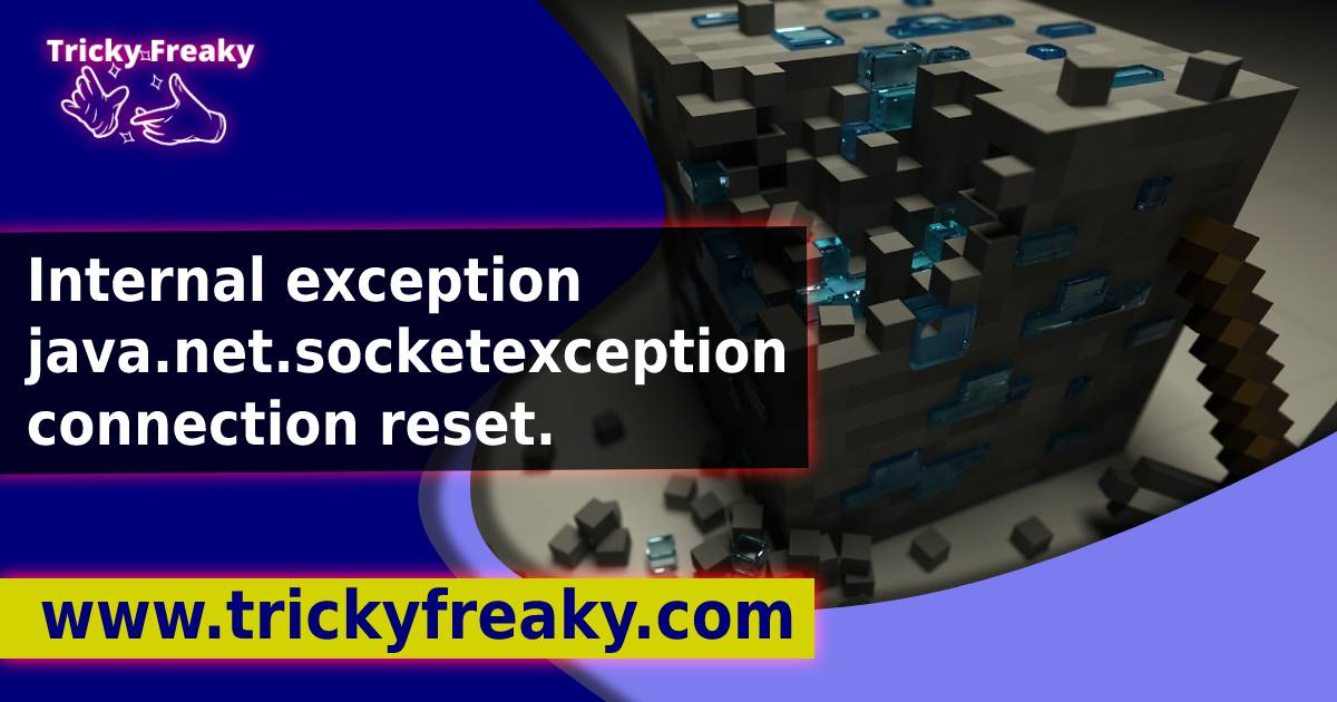 Internal exception java.net.socketexception connection reset
