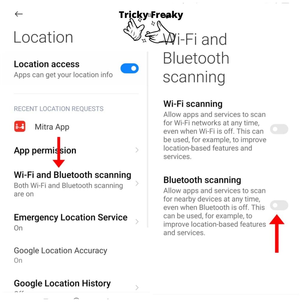 wifi and Bluetooth scanning