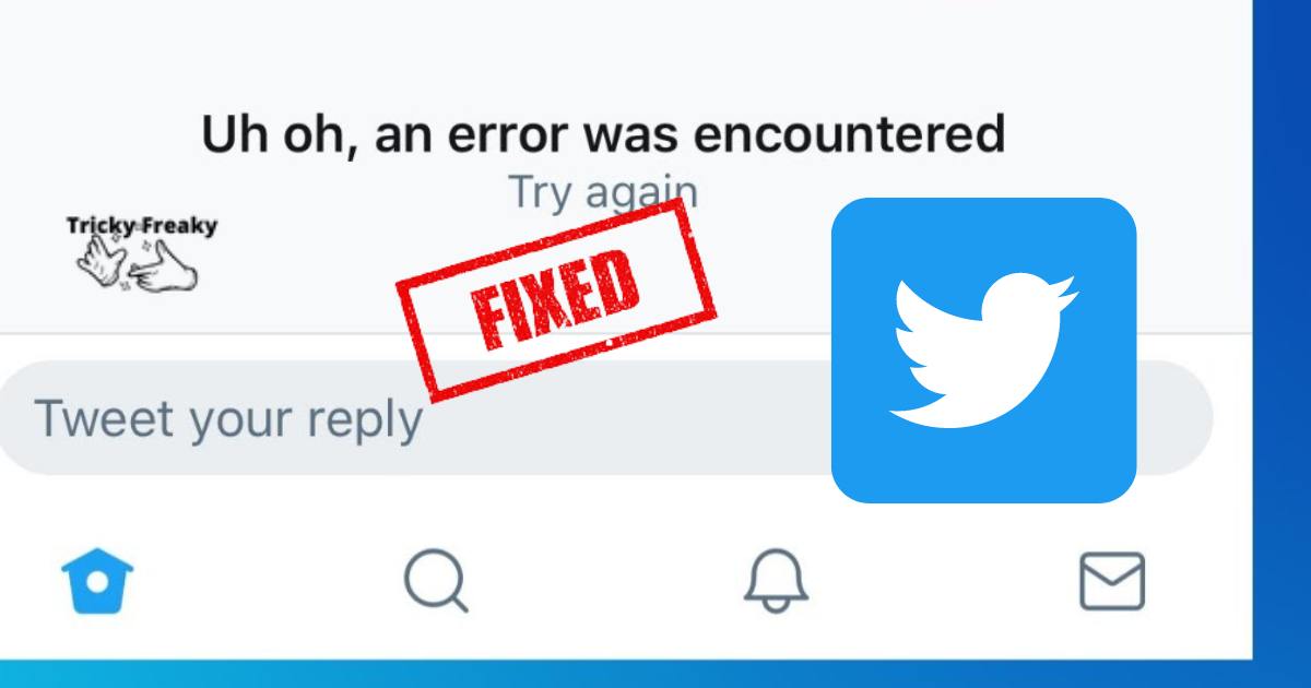 Uh oh an error was encountered twitter