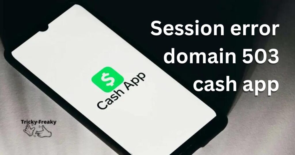 Session error domain 503 cash app