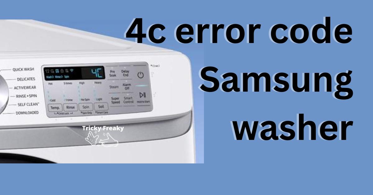 4c error code samsung washer