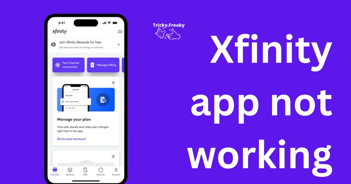 Xfinity app not working