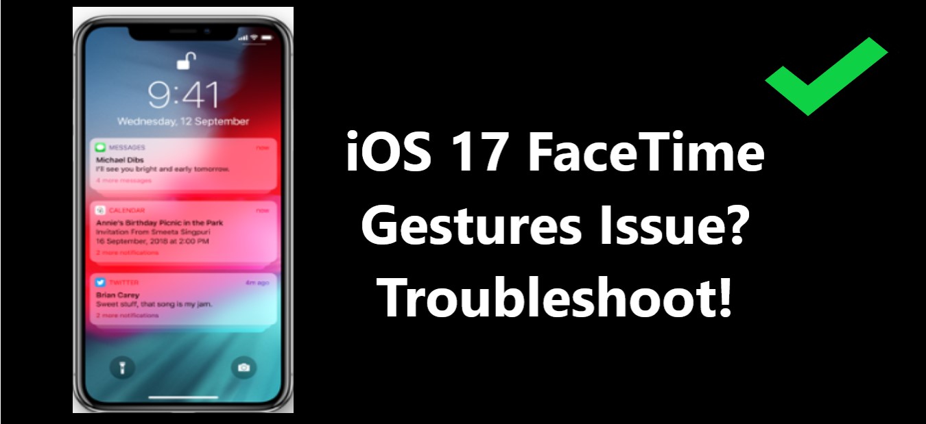 iOS 17 FaceTime Gestures Issue